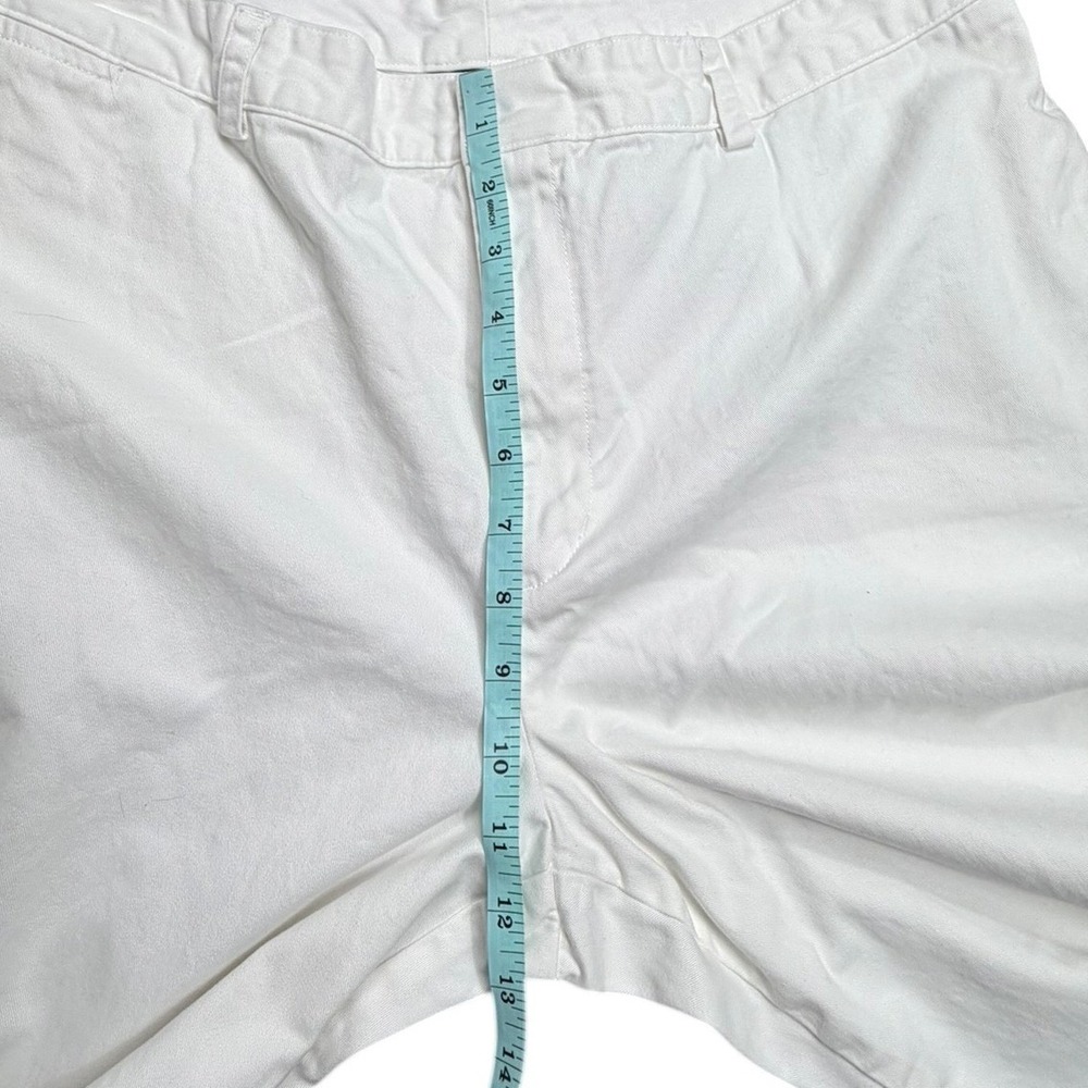 Lauren Ralph Lauren White Wide Leg Cotton Pants Womens 16 - Picture 7 of 9